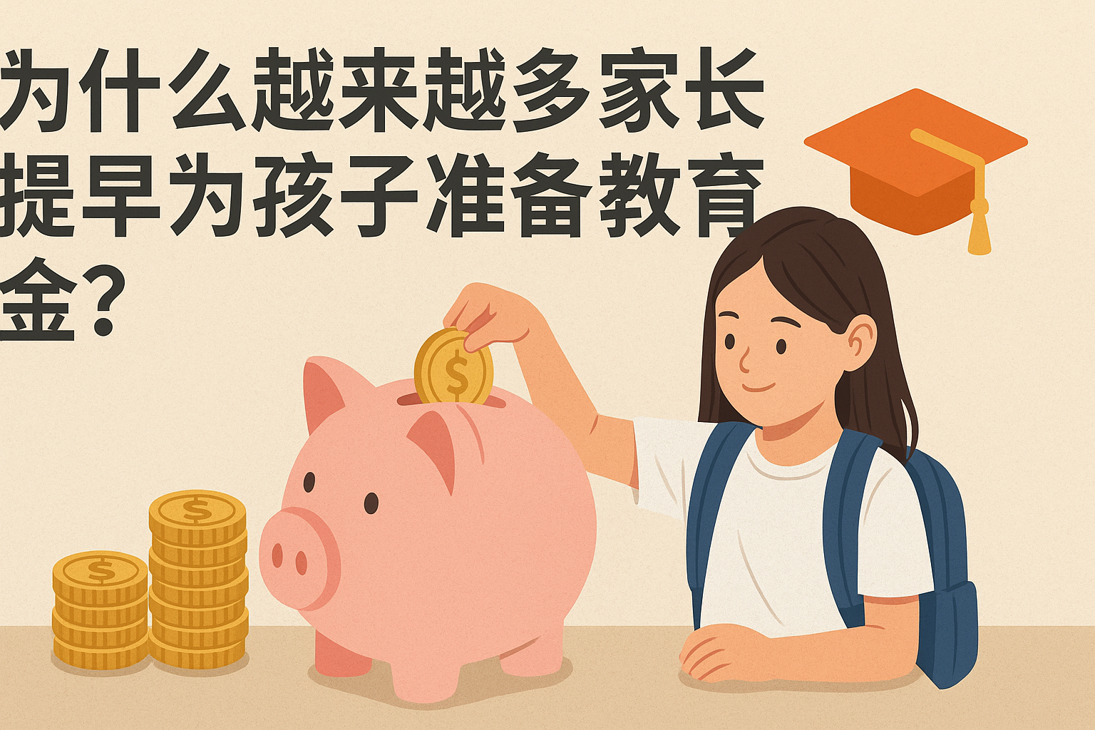 教育金规划系列1 为什么越来越多家长提早为孩子准备教育金？