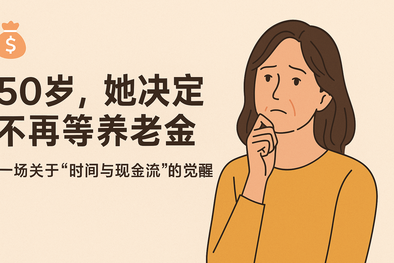 50岁，她决定不再等养老金｜一场关于&ldquo;时间与现金流&rdquo;的觉醒