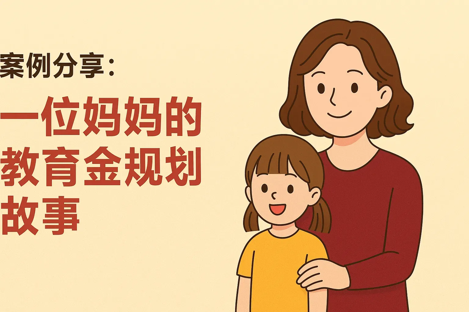 教育金系列1 案例分享：一位妈妈的教育金规划故事